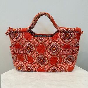🔥Vera Bradley Vbrant Red Patterned Women's Bag🔥
